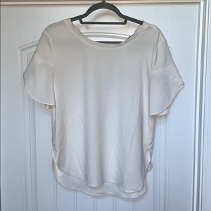 Cream LOFT Blouse
